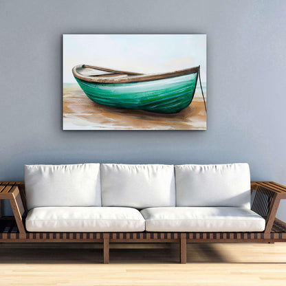 Ship & Moon Canvas Wall Art – 32x48in