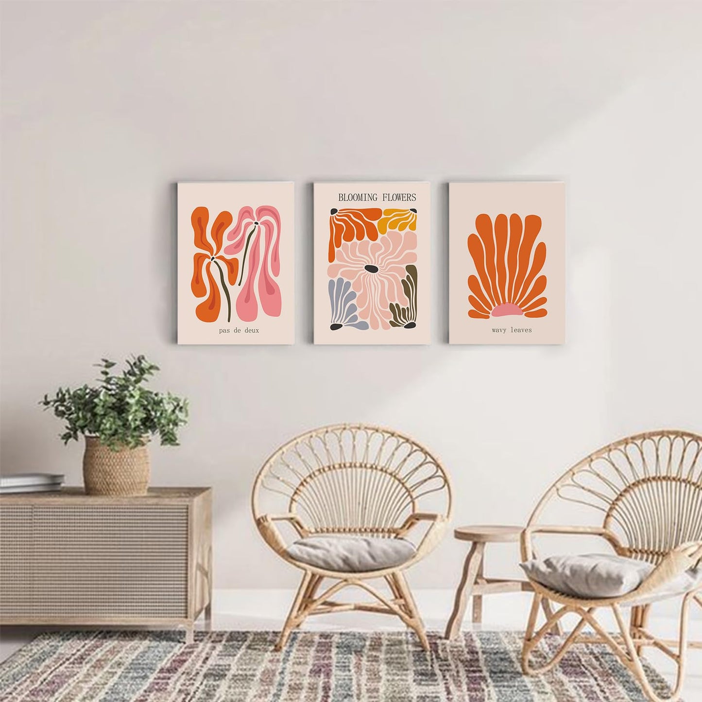 Sage Green Wall Art Set of 3 – 12x16in