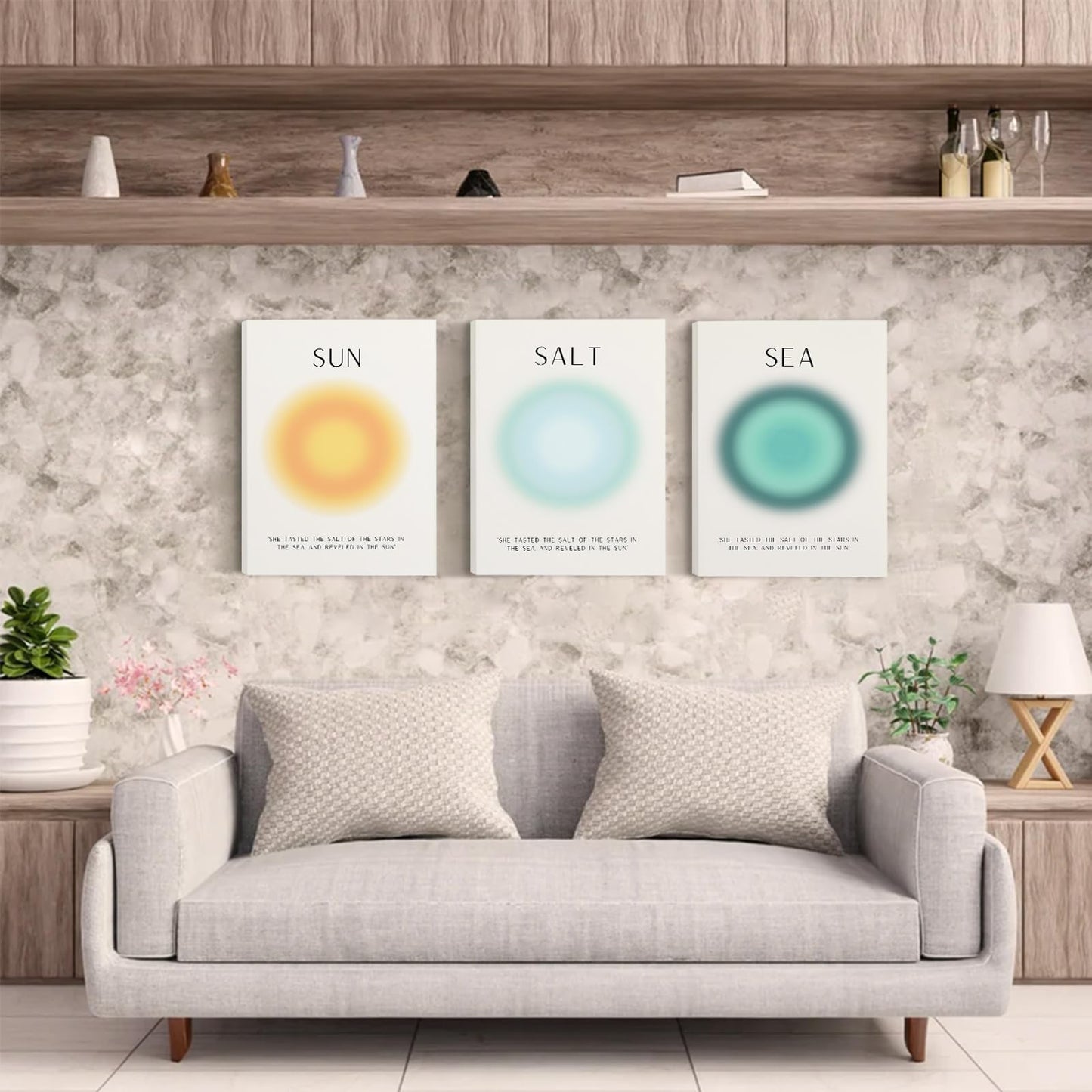 Sage Green Wall Art Set of 3 – 12x16in
