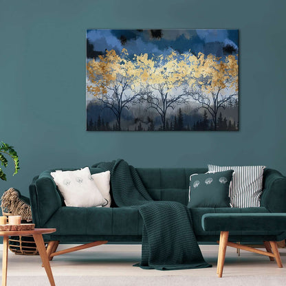 Golden Forest Canvas Wall Art – 32x48in