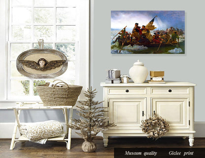Washington Crossing Canvas Art