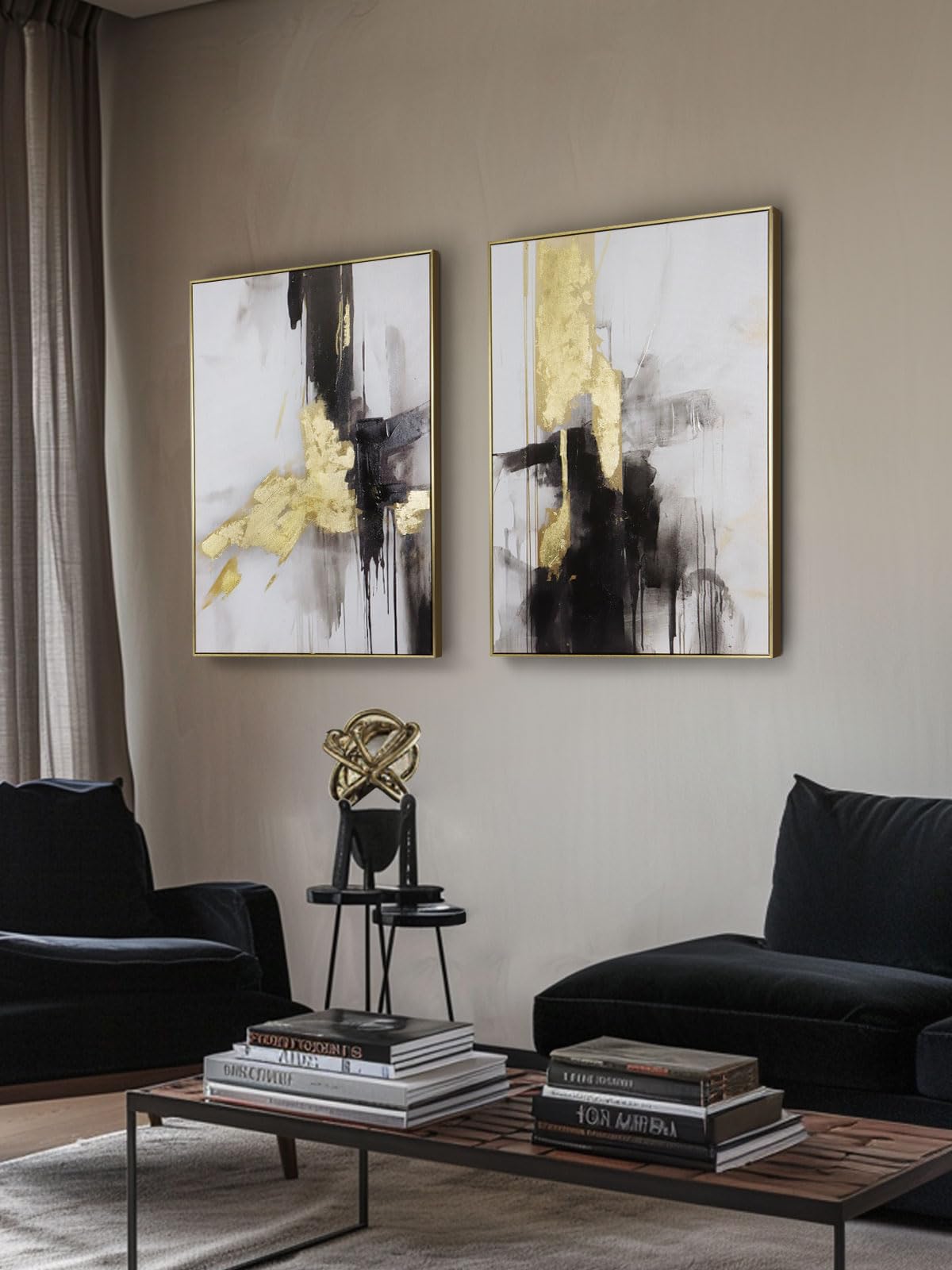 Boho Textured 3D Wall Art 3PC 24x36in