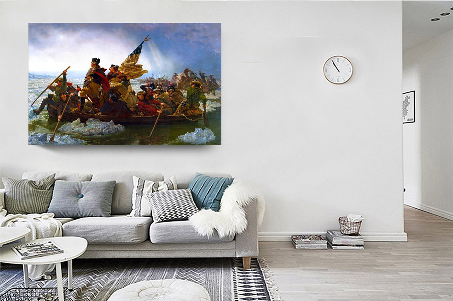Washington Crossing Canvas Art