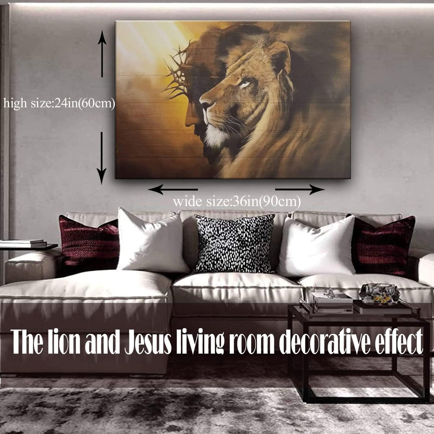 Jesus Walking on Water Wall Art 12x16in