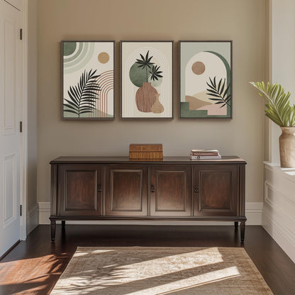 Neutral Abstract Wall Art 2PC