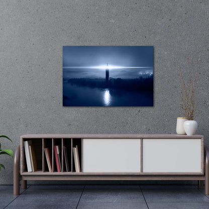 Caribbean Beach Glass Wall Art 24x36in