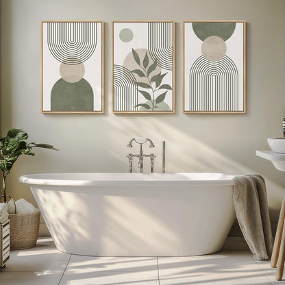 Neutral Abstract Wall Art 2PC