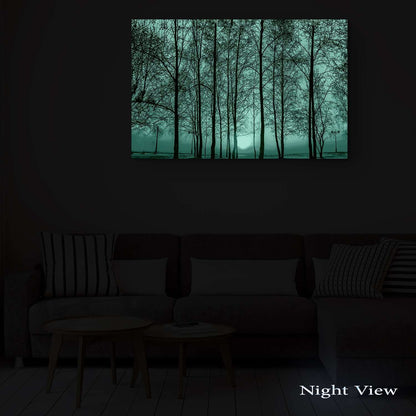 Winter Lake Canvas Art