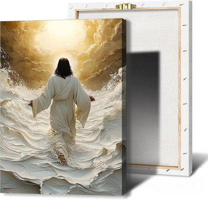 Jesus Walking on Water Wall Art 12x16in