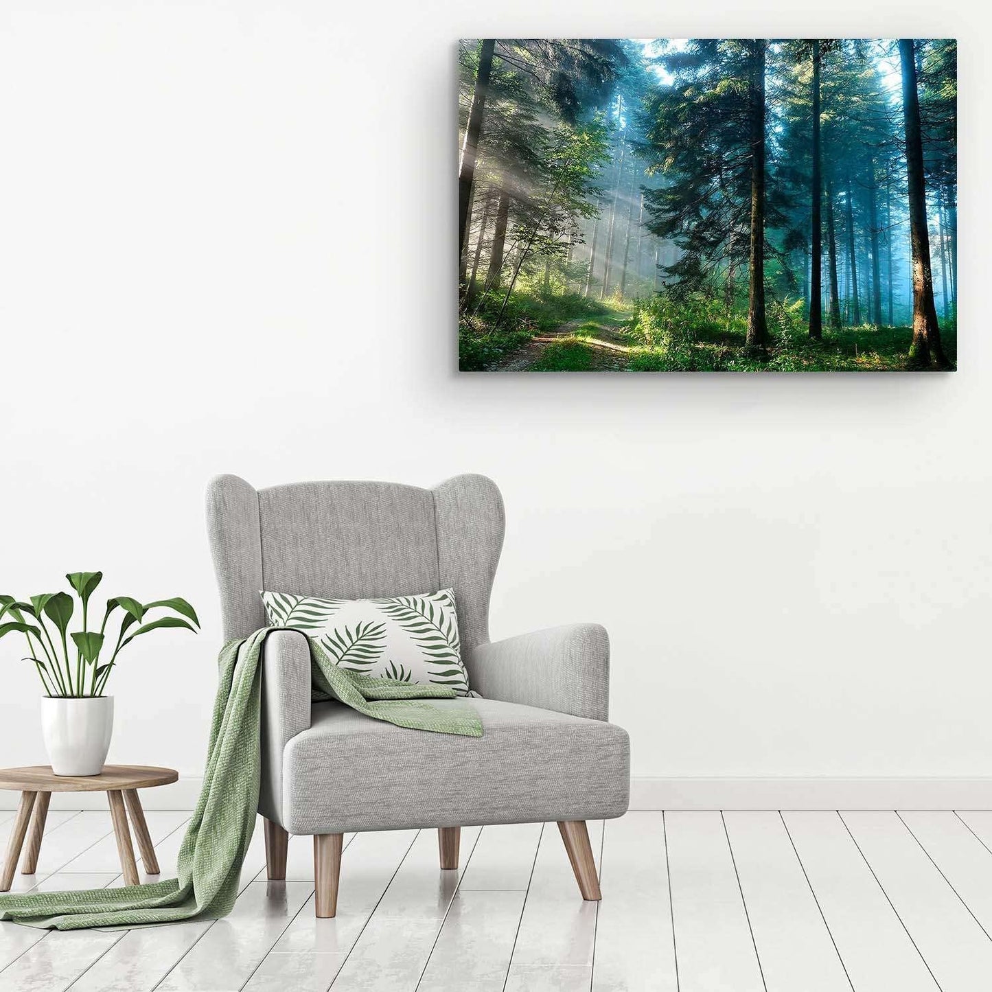 Forest Road Canvas Wall Art – 32x48in
