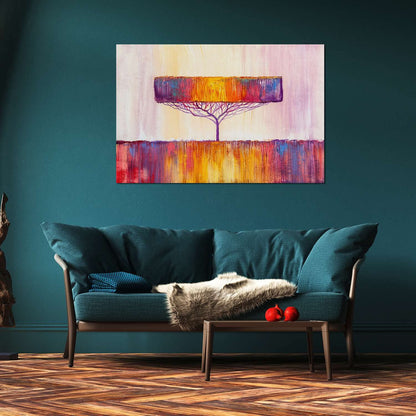 Golden Forest Canvas Wall Art – 32x48in