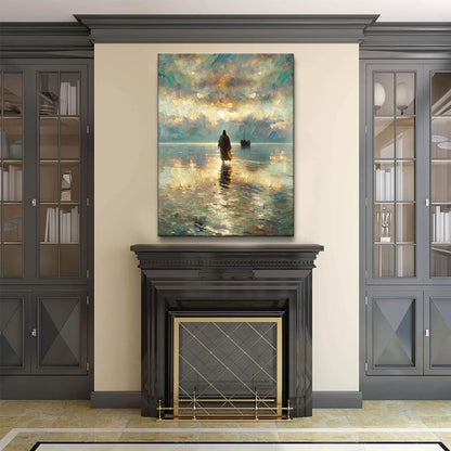 Jesus Walking on Water Wall Art 12x16in