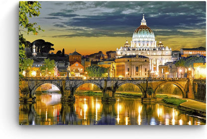 Rome Canvas Wall Art – 32x48in Framed