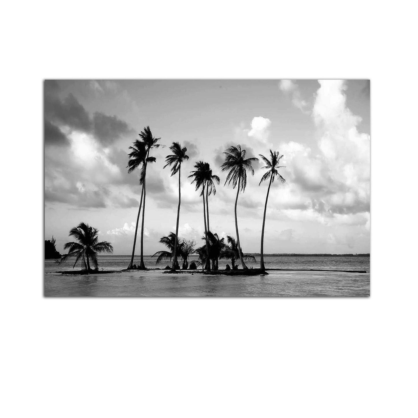 Caribbean Beach Glass Wall Art 24x36in