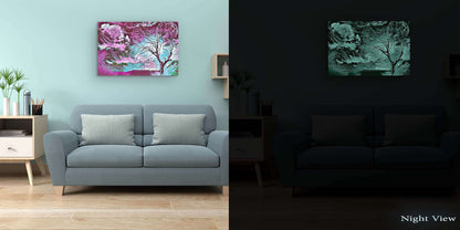 Golden Forest Canvas Wall Art – 32x48in