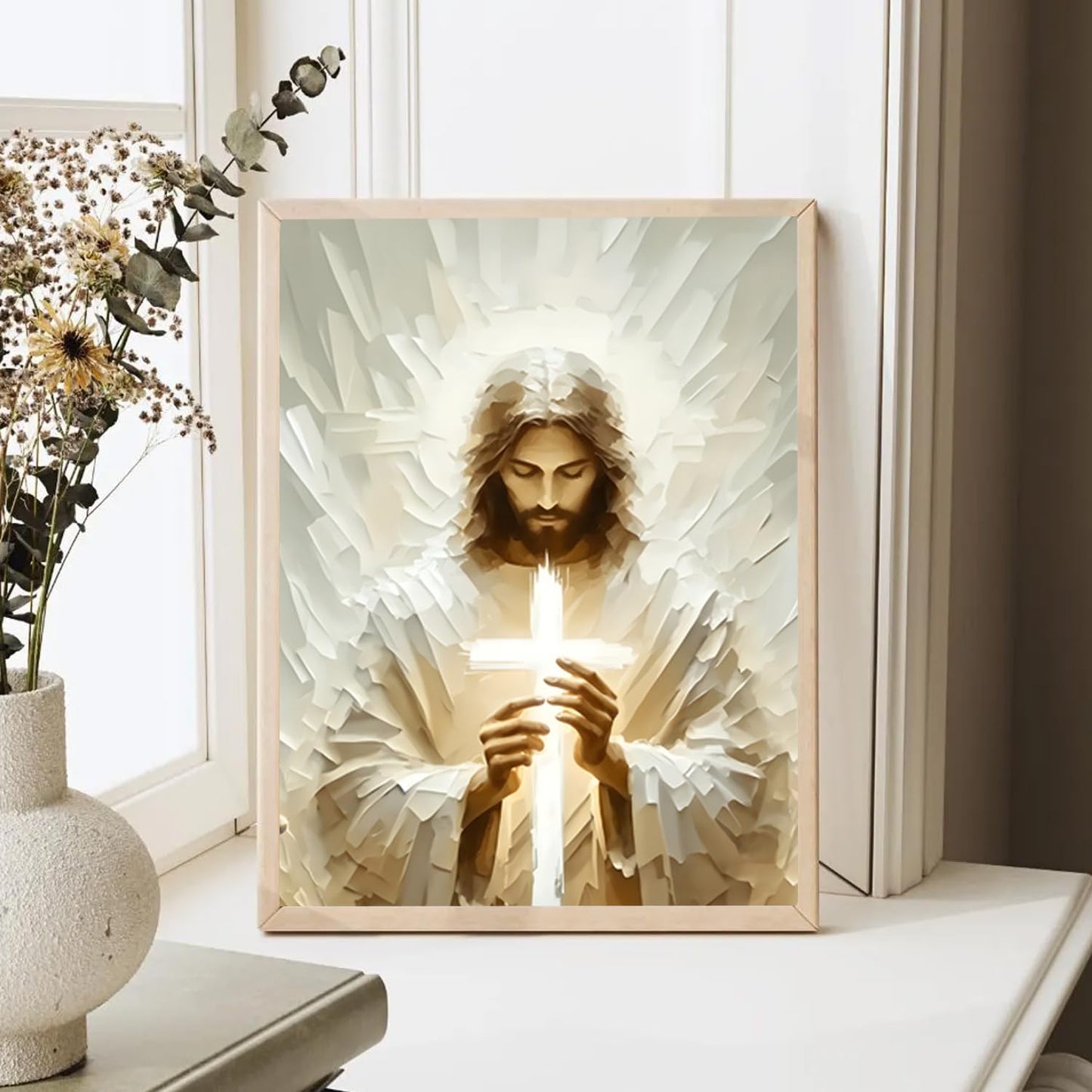 Jesus Canvas Wall Art – 12x18in