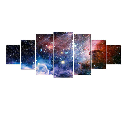 Blue Mountain Lake Wall Art – 7 Panels
