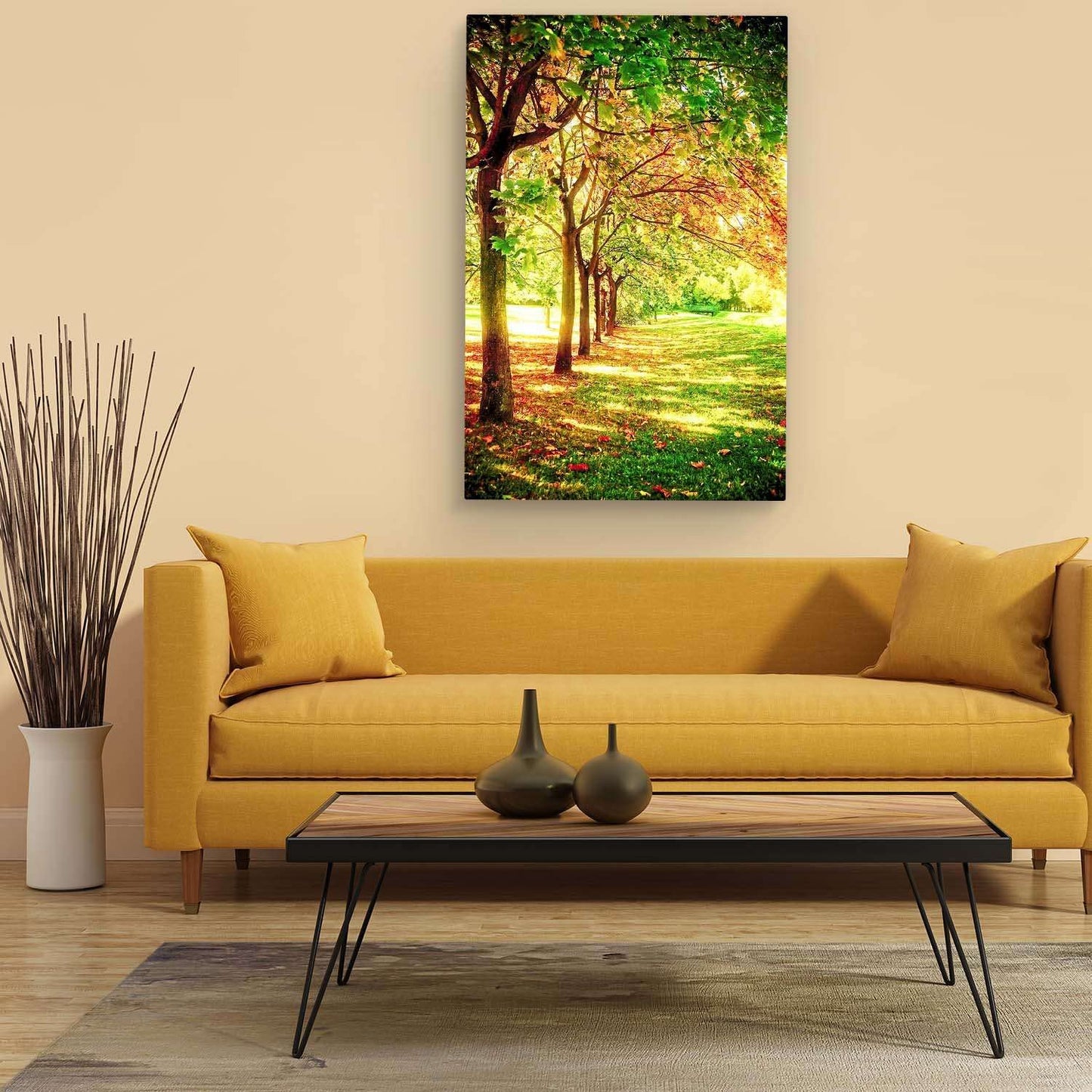 Winter Lake Canvas Art