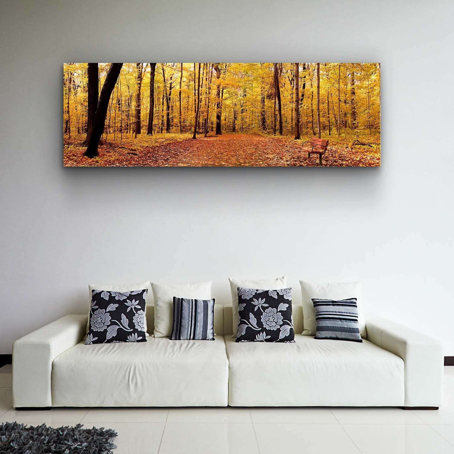 Winter Lake Canvas Art