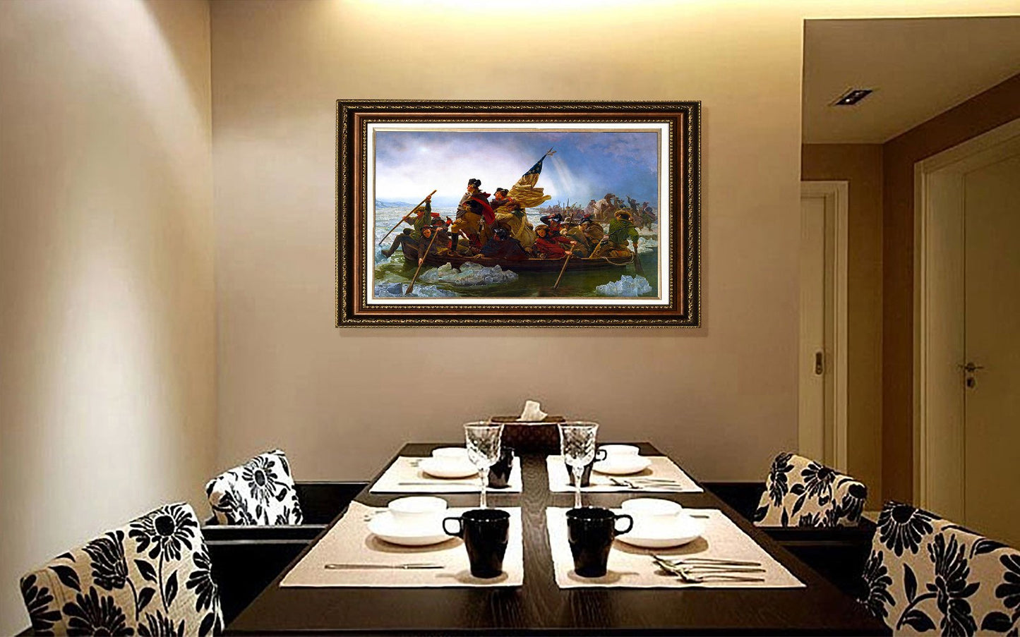 Washington Crossing Canvas Art