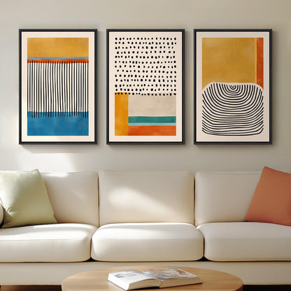 Neutral Abstract Wall Art 2PC