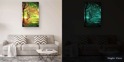 Winter Lake Canvas Art