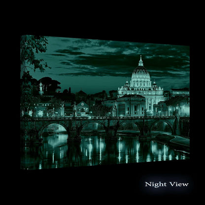 Rome Canvas Wall Art – 32x48in Framed
