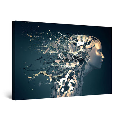 African Tribe Wall Art – 32x48in