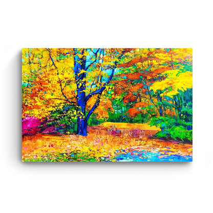Winter Lake Canvas Art