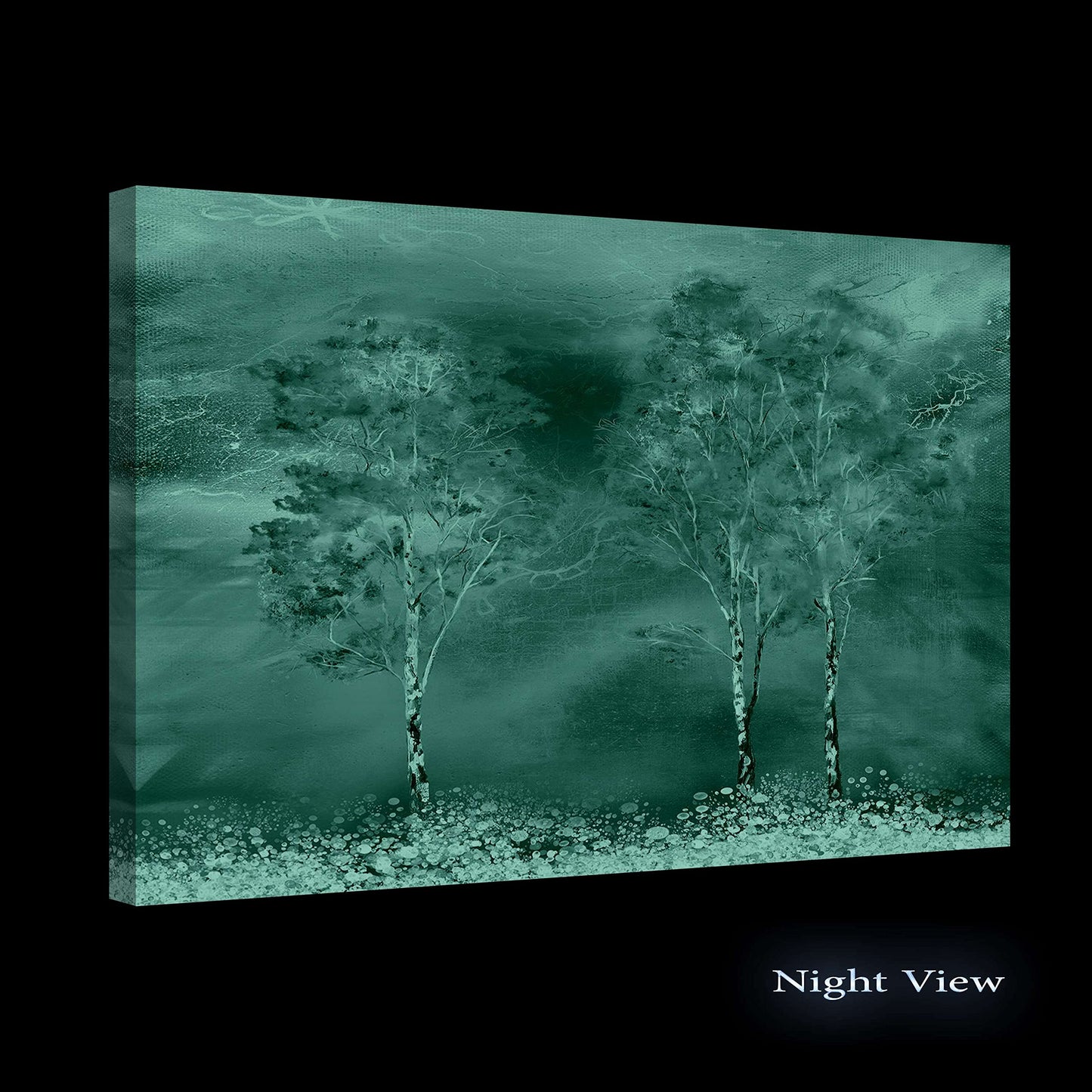 Golden Forest Canvas Wall Art – 32x48in