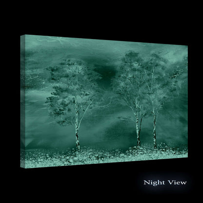 Golden Forest Canvas Wall Art – 32x48in