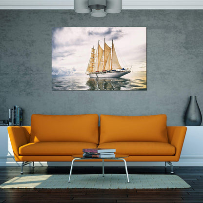 Caribbean Beach Glass Wall Art 24x36in