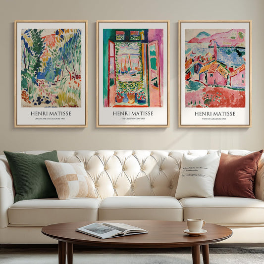 Matisse Abstract Wall Art 3PC 24x36in