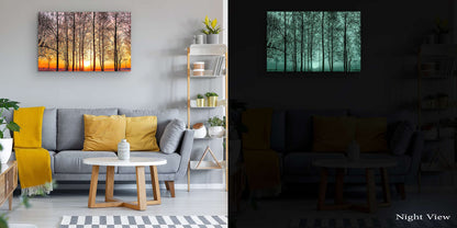 Winter Lake Canvas Art