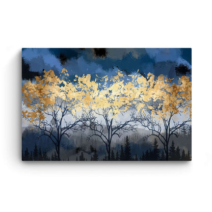Golden Forest Canvas Wall Art – 32x48in