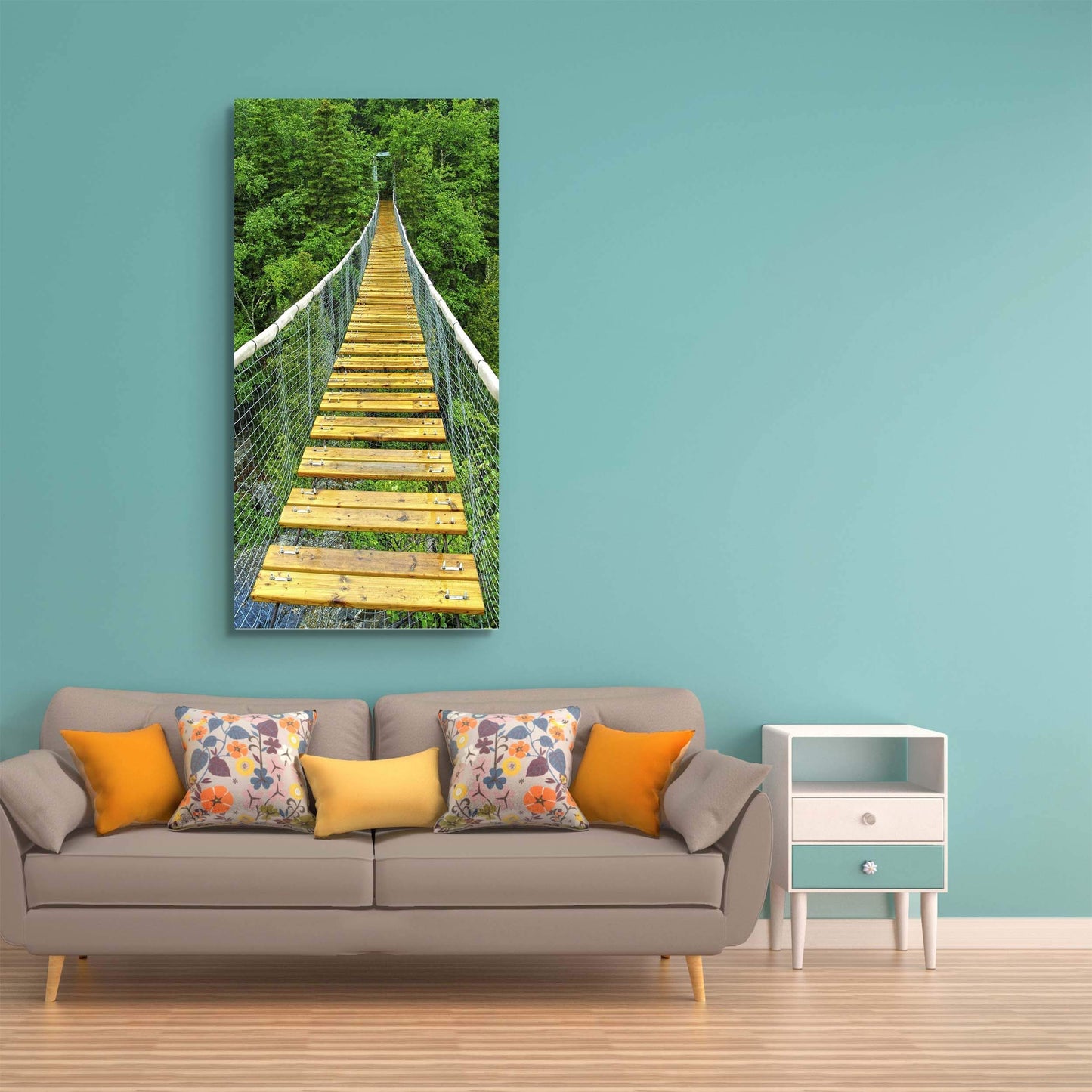 Winter Lake Canvas Art