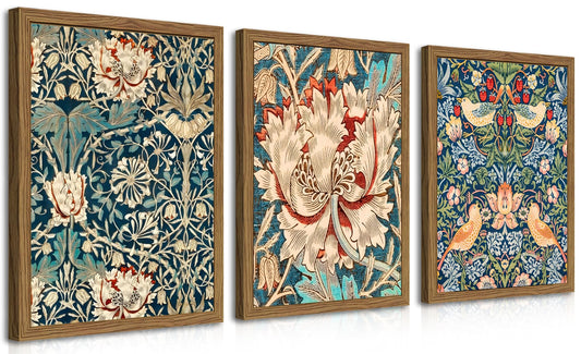 William Morris Wall Art 3PC