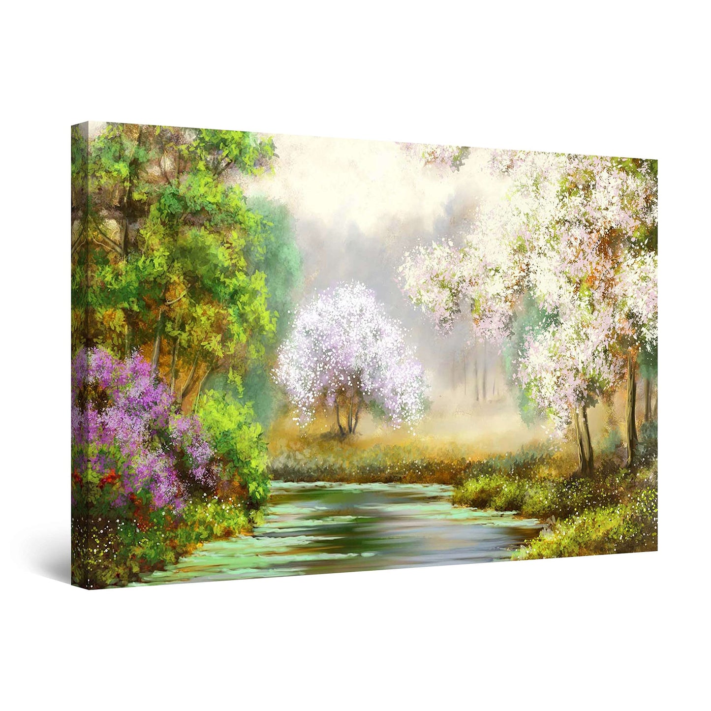 Golden Forest Canvas Wall Art – 32x48in