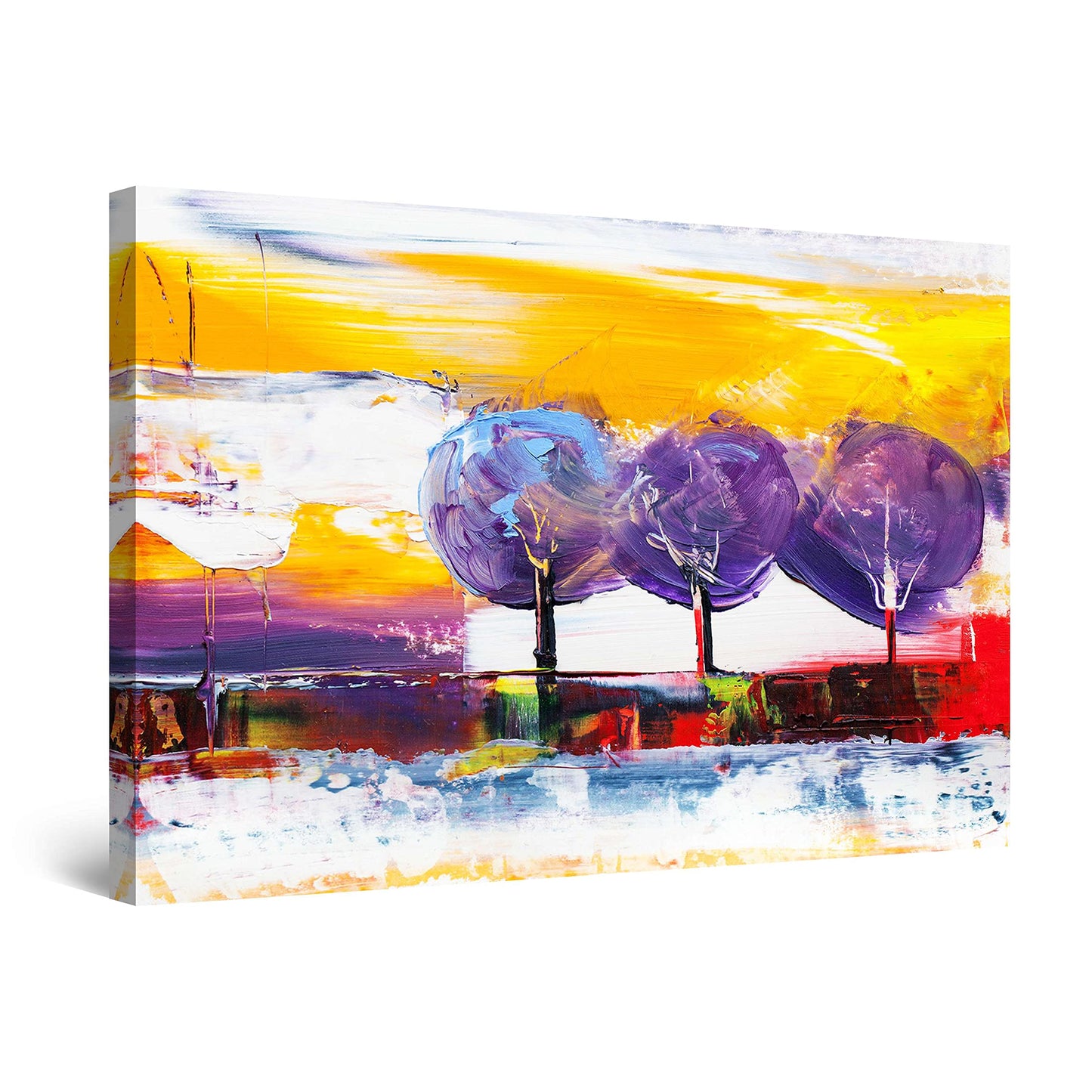 Golden Forest Canvas Wall Art – 32x48in