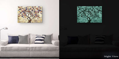 Golden Forest Canvas Wall Art – 32x48in