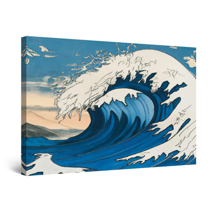 Ship & Moon Canvas Wall Art – 32x48in