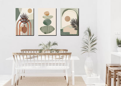 Boho Minimalist Wall Art 3PC 24x36in
