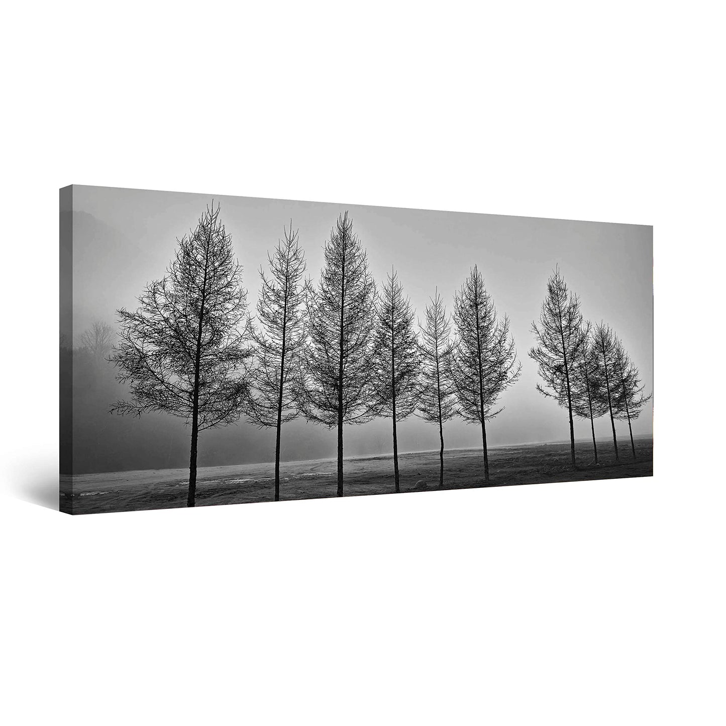 Winter Lake Canvas Art