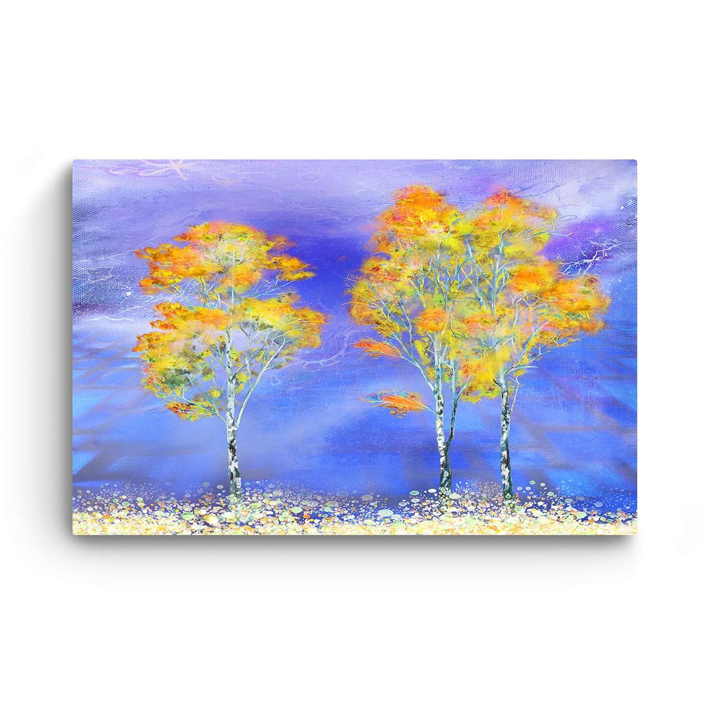Golden Forest Canvas Wall Art – 32x48in