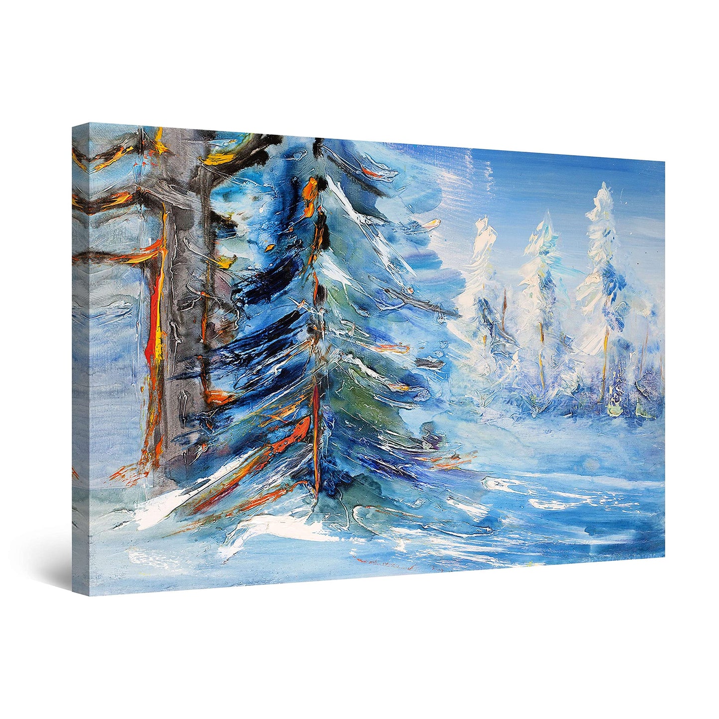 Golden Forest Canvas Wall Art – 32x48in