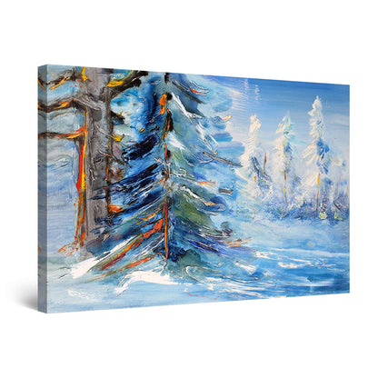 Golden Forest Canvas Wall Art – 32x48in