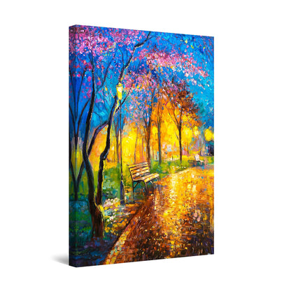Golden Forest Canvas Wall Art – 32x48in