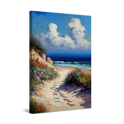 Ship & Moon Canvas Wall Art – 32x48in