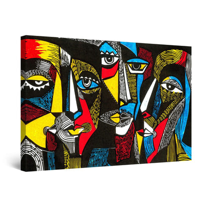 African Tribe Wall Art – 32x48in