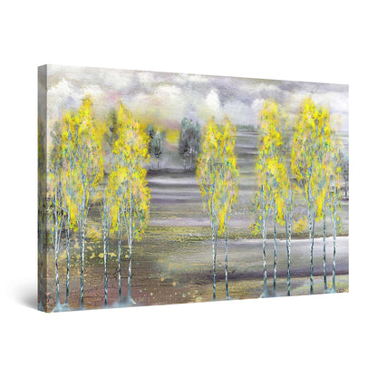 Golden Forest Canvas Wall Art – 32x48in